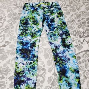 Like new Athleta multi color full length leggings